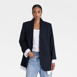 KBB by Kahlana Pinstripe Blazer